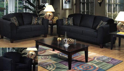 Black Living Room Set