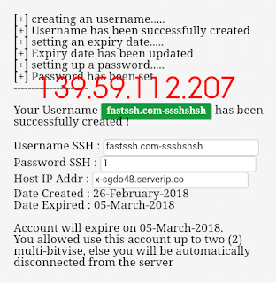 Fastssh x-sgdo akun ssh server singapure 2018