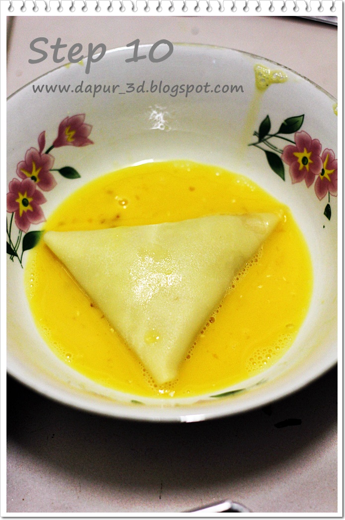 Dapur 3D Step by Step cara membuat Risoles bentuk Segitiga Dapur 3D Step by Step cara membuat Risoles bentuk Segitiga