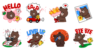 Stickers de Line