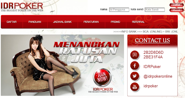 Idrpoker Agen BandarQ Terpercaya Indonesia