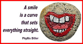 rock painting, smile, quote, painted rocks, Stony Face, mouth