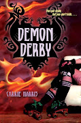 And now I get the chance to reveal the cover to you readers. Here we go: (demon derby final cover)