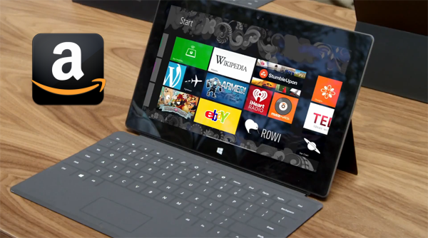 Download Amazon movies to watch on Surface tablets