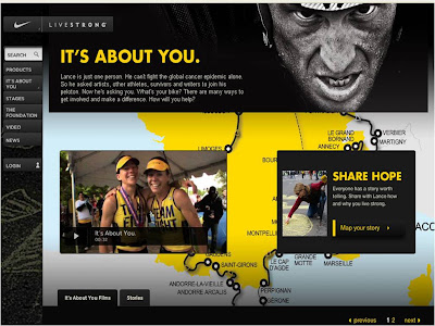 Lance Armstrong Tour de France Live Strong