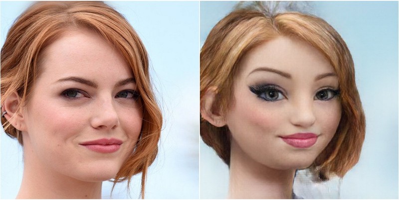 Faces Transform into Disney characters using neural networks