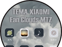 Tema Fan Clouds Mtz Terbaru For Xiaomi Tampilan Elegant