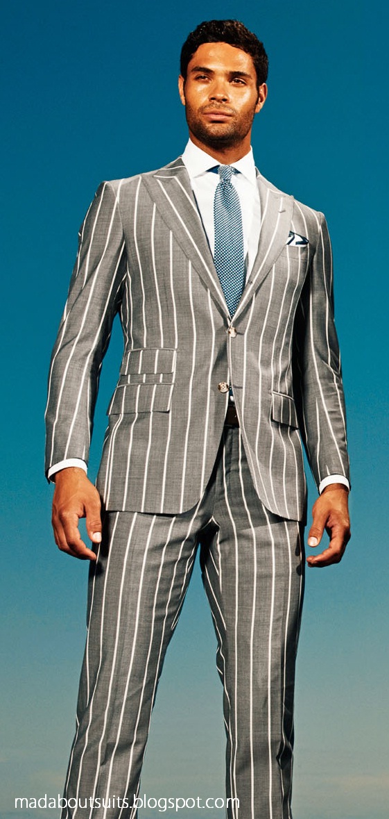 day for a pinstripe suit.