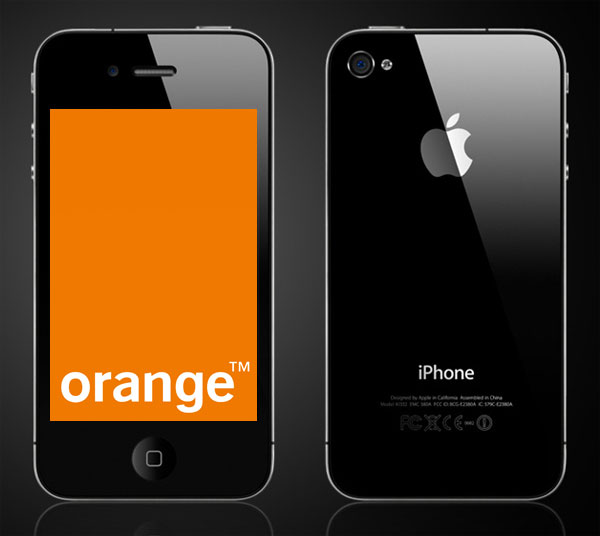 orange iphone 4s
