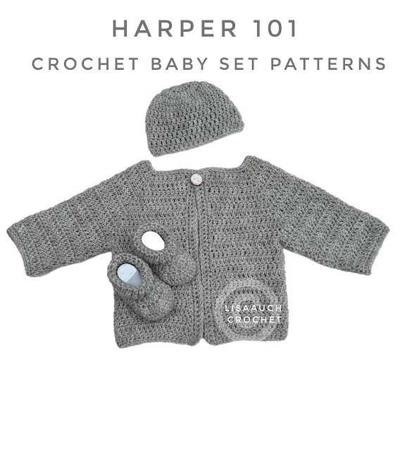 top down crochet baby cardigan pattern 0-3 months FREE