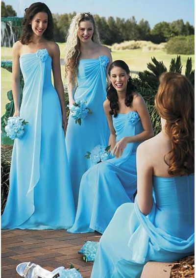 Blue Bridesmaid Dresses Pictures 8