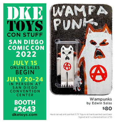 San Diego Comic-Con 2022 Exclusive Star Wars Wampunks Wood Figure by Edwin Salas x DKE Toys