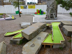 TURF Projects Putt Putt #2 Crazy Golf course at Platform Ruskin Square in Croydon