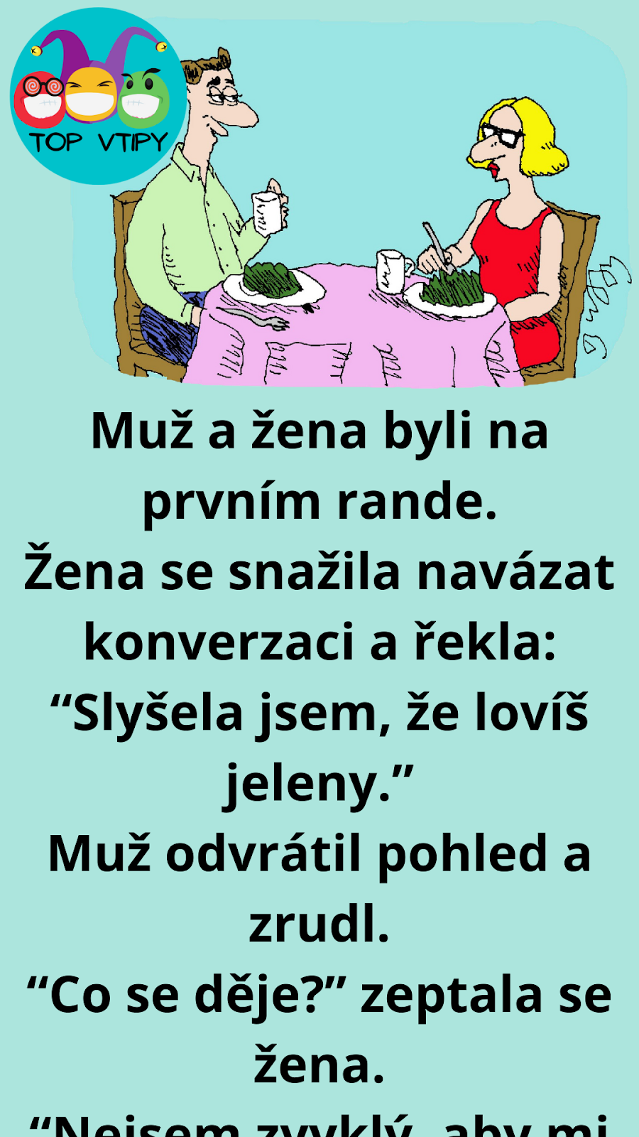 vtip jaké bylo rande