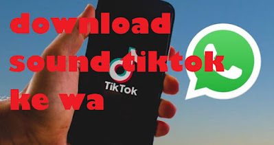 Cara Download Sound Tiktok ke WA