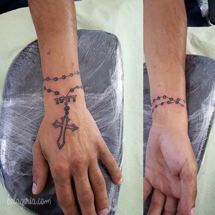 tatuaje de pulsera para una chicas