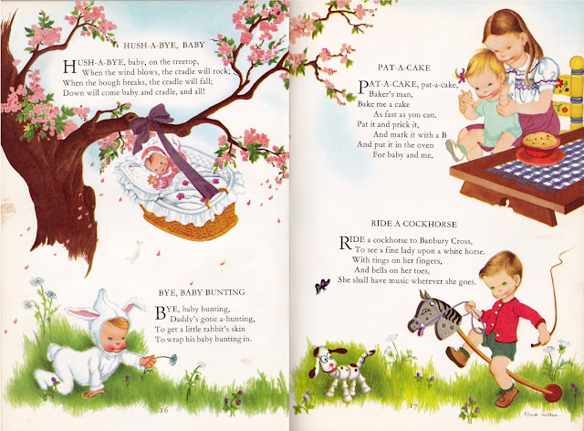 "Childrcraft: Poems of Early Childhood," edited by J. Morris Jones, illustration by Eloise Wilkin, 1954