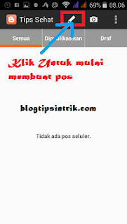 Panduan Lengkap Menulis Artikel blogspot Via Android