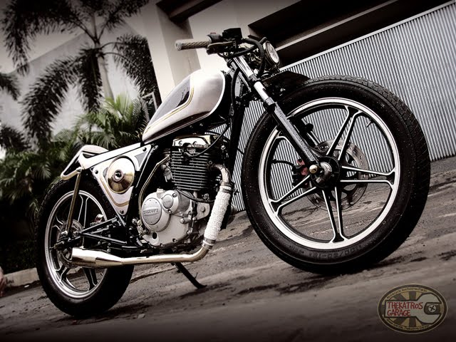 cafe racers  Thekatros Suzuki Thunder 125 Cafe Racer