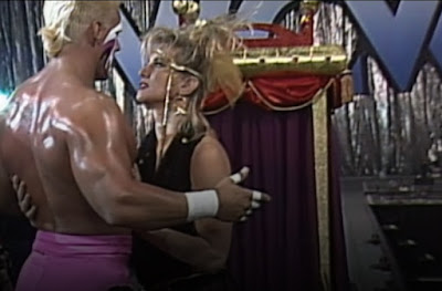 WCW Clash of the Champions 17 - Madusa seduces Sting