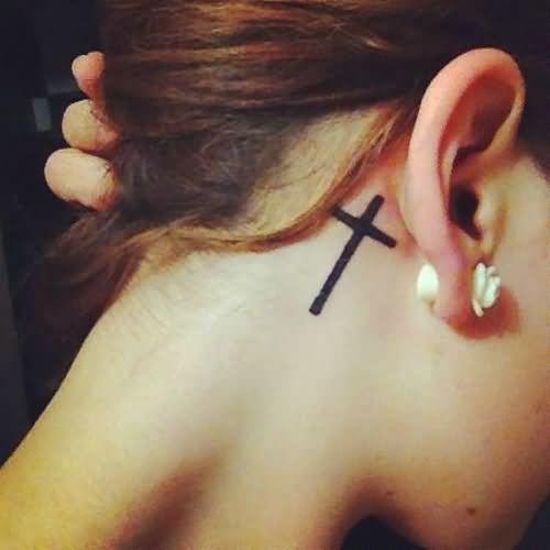 Pretty Behind the Ear Tattoos