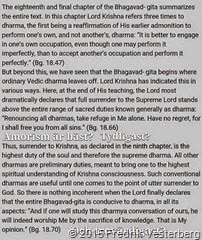 Amoristerna möte 150515 Bhagavad Gita