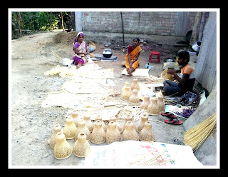 bamboo craft, baboo crafts, making bamboo crafts , mahali , malhe ,mohli , bamboo work