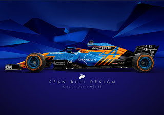 MCLAREN-ALPINE 2018 F1 CONCEPT CAR