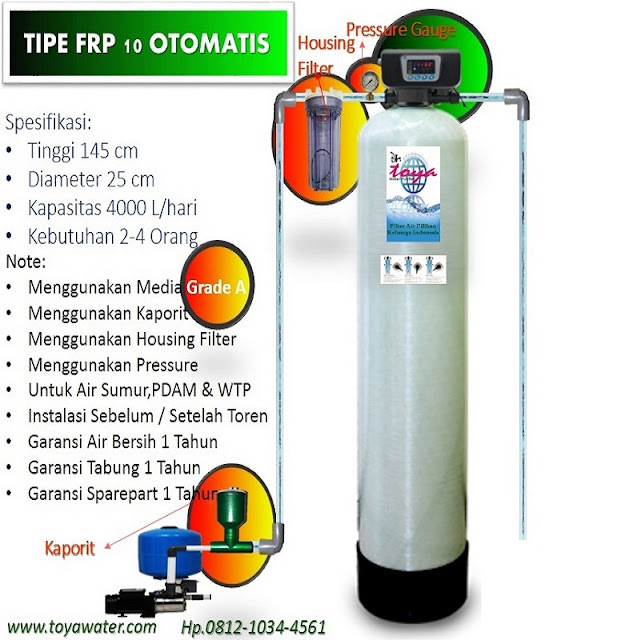 filter air otomatis backwash