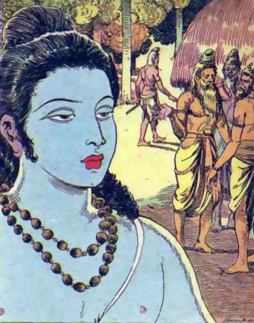 Rama and sages in Chitrakuta