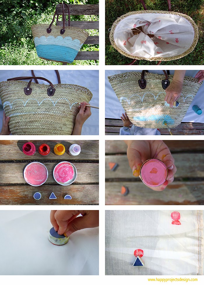 DIY: paso a paso pintar cesto con chalk paint