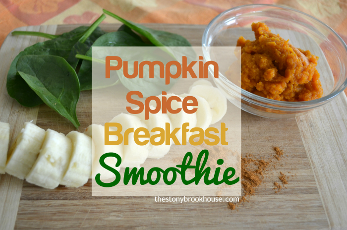 Pumpkin Spice Spinach Smoothie