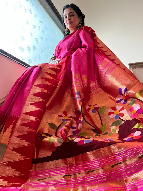 Silk paithani saree