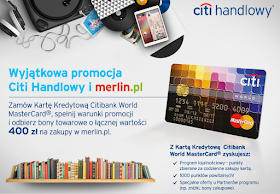merlin.pl citibank promocja karty kredytowej World MasterCard