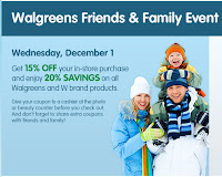 wags+f+and+f Walgreens Friends And Family Event   Save 15%   20% In Store Tomorrow