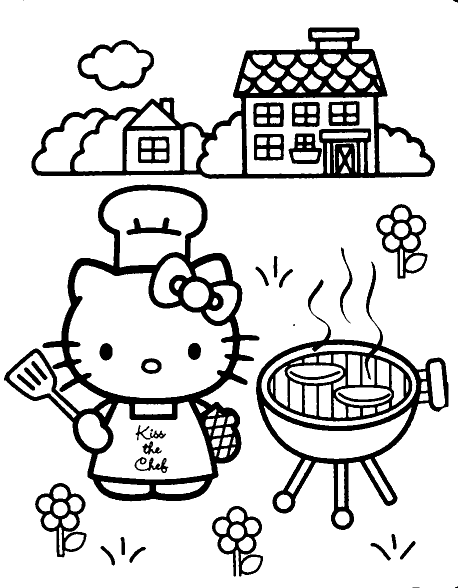 Desenhos para Colorir da Hello Kitty