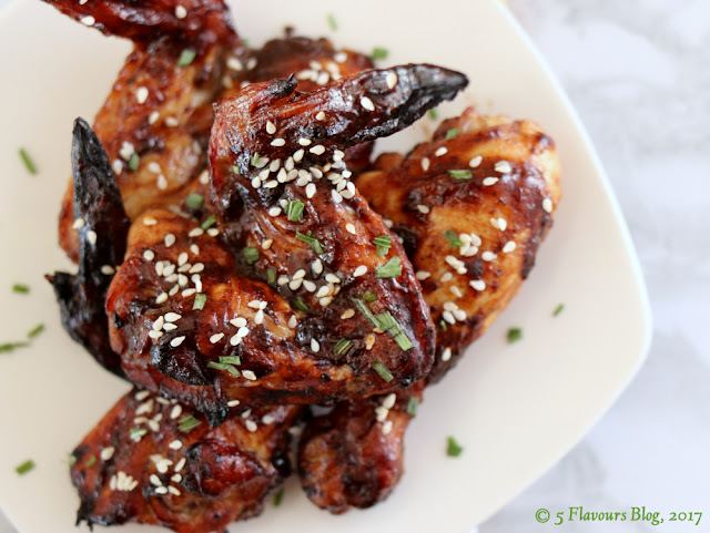 Sticky, Fruity Chicken Pieces