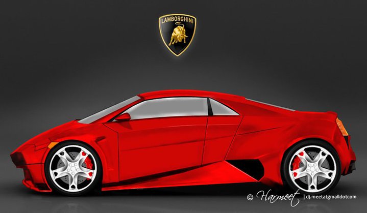 Lamborghini Embolado Labels Sketches