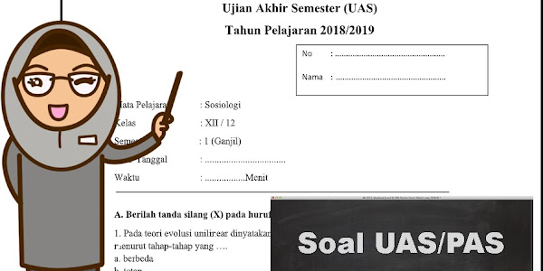 Soal UAS Sosiologi Kelas 12 Semester 1 Dan Jawabannya