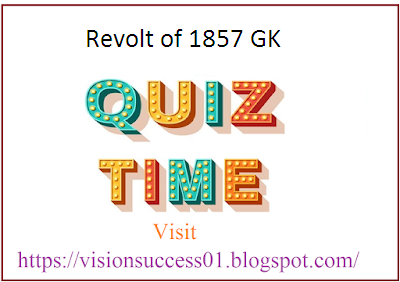 The Great Revolt of 1857 GK