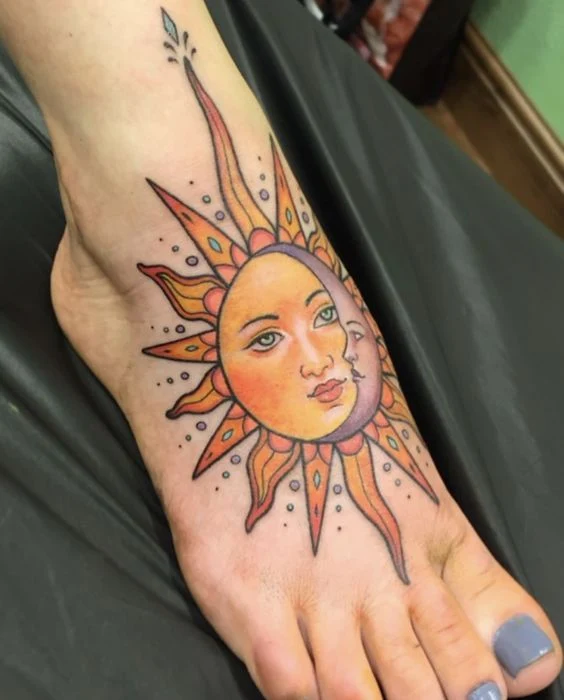 Tatuajes del Sol y la Luna