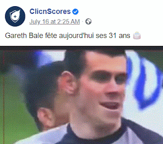 Page Facebook de ClicnScores Côte d'Ivoire 