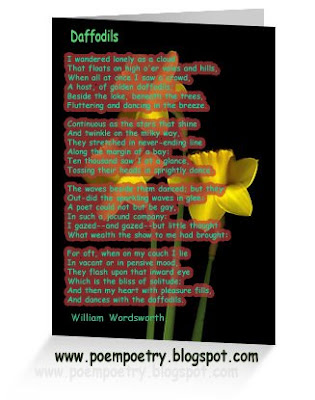 william wordsworth daffodils poem. daffodils poem by william