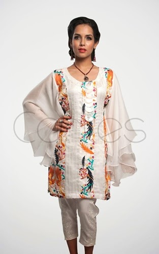 Pasho Eid Collection 2014 Shirts Capri Pants