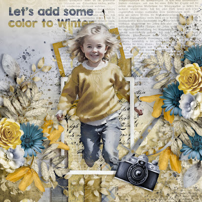 Layout created with the new Digital Scrapbooking Collection Vitality by Kakleidesigns