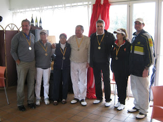  Els 3 primers classificats Copa ACPP Parelles Mixtes 2011 P&P El Vendrell