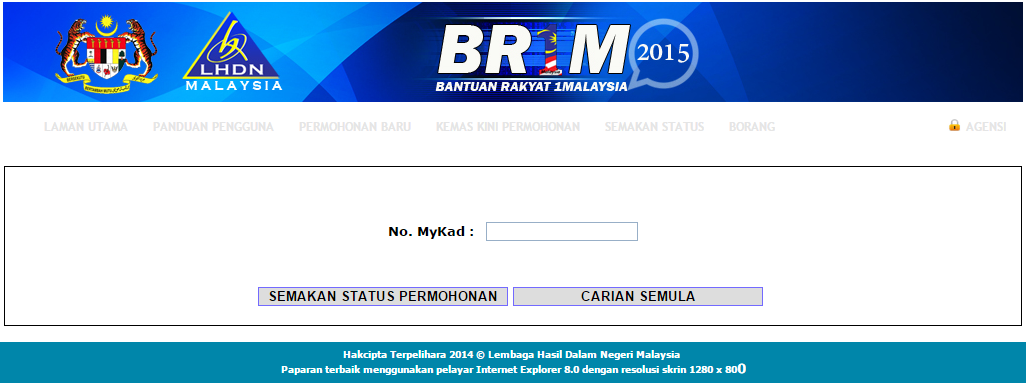 Check Br1m Masuk - Contoh Hits