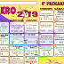 Calendario matemático 5° Quinto Grado mes de Febrero  2018-2019