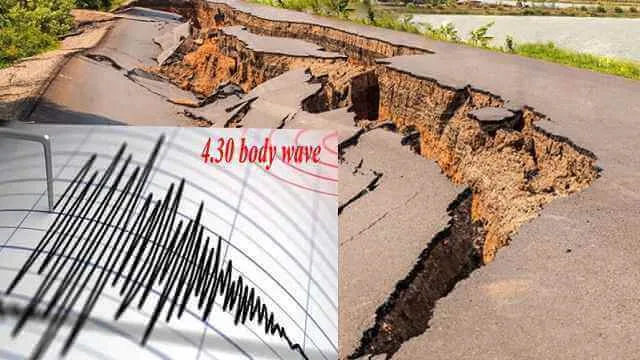 Today again an earthquake measuring Body Wave Magnitude 4.30 Meghalaya