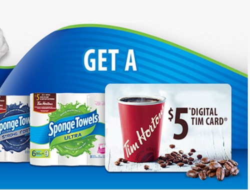 SpongeTowels Tim Hortons Rebate